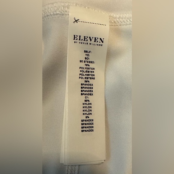 Eleven Venus Williams Women's Kudos Outskirt Capri Leggings White Size 2XL NWT - Picture 6 of 9